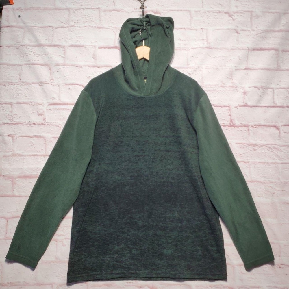 Xersion Hoodie‎ Mens XL Green Fleece Pullover Hooded Sweatshirt Soft Casual Warm